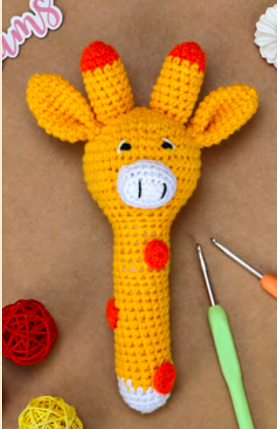Savanna Friend-Crochet Rattle