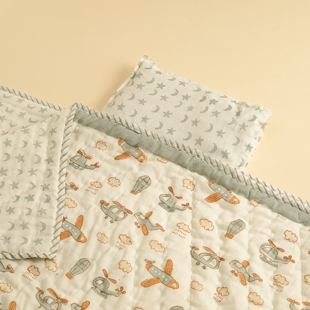 Aero Blanket Set- Reversible