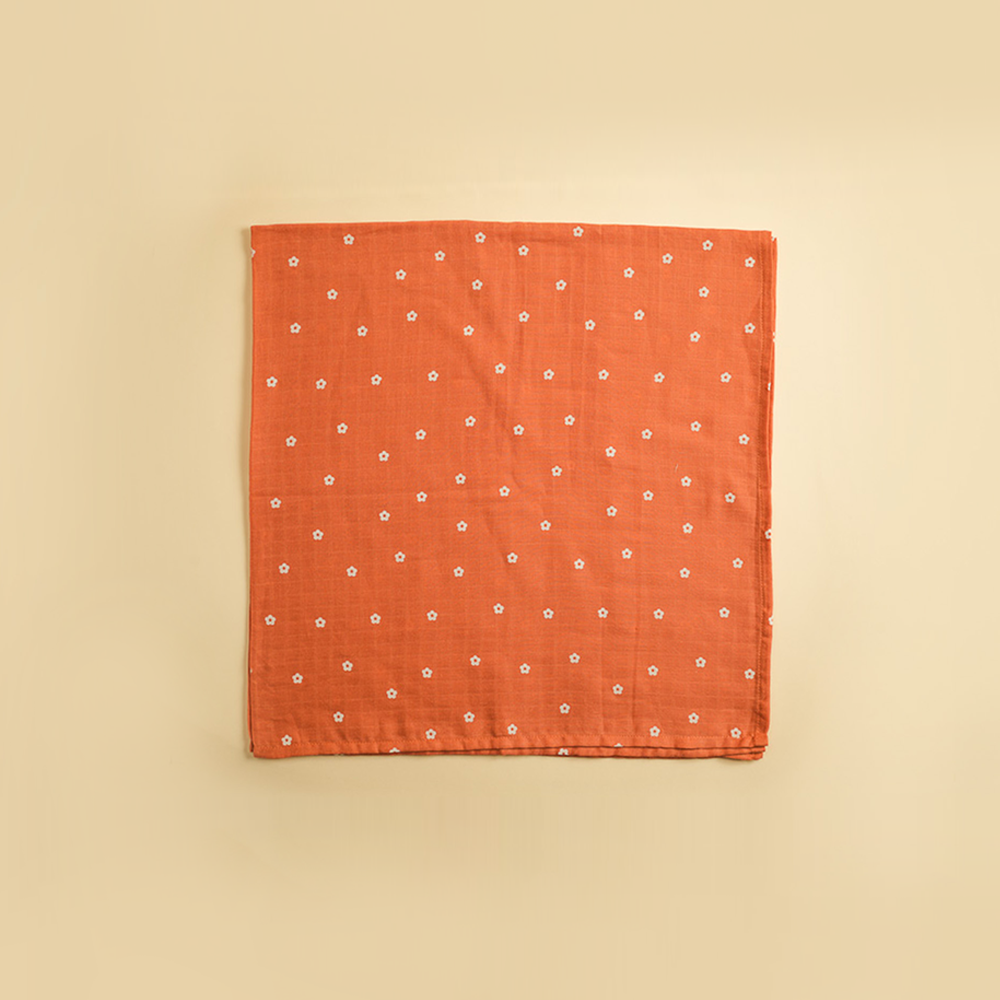 Meadow Bloom Organic Muslin Swaddle Blanket