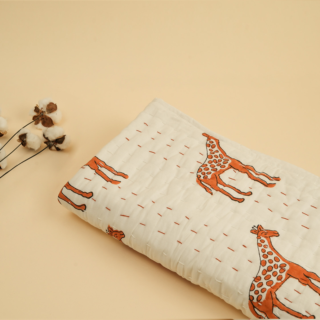 Oak Kantha Blanket