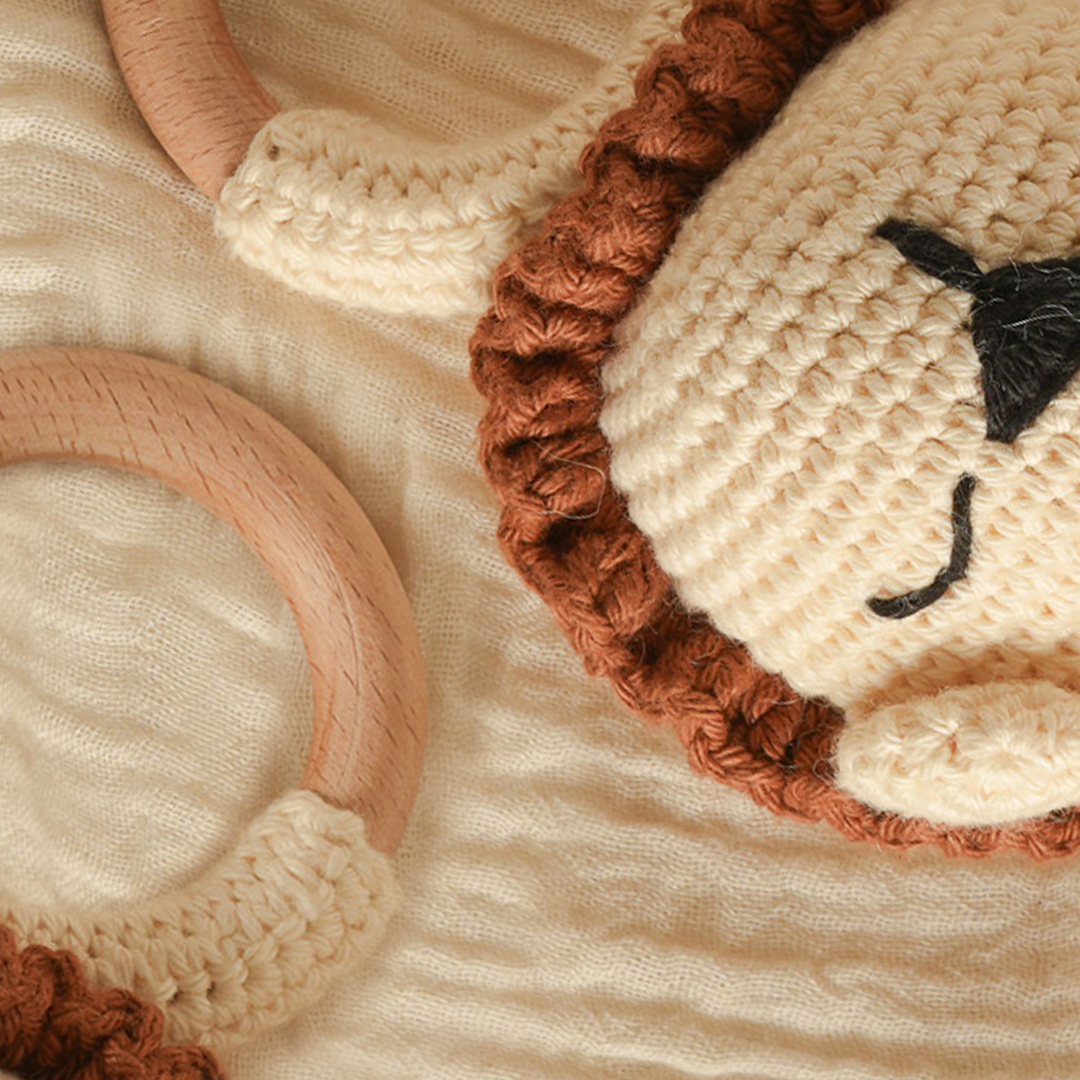 Tiny Roar - Crochet Rattle
