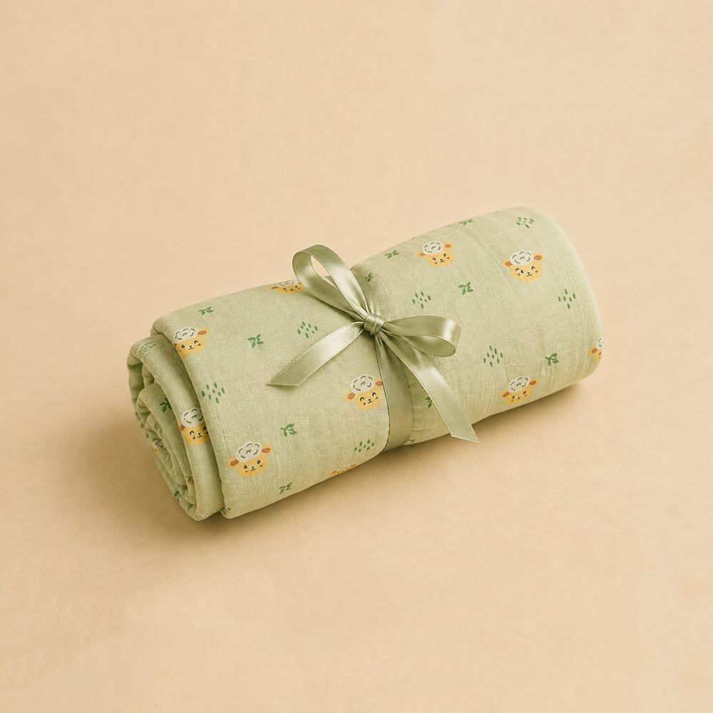 Baa Baa Bliss- Organic cotton Swaddle